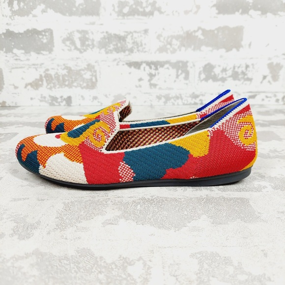 Rothy's Shoes - NEW Rothy's Amber Moroccan Round Toe Slip On Flat Loafers K65